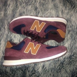 Maroon and Blue New Balances